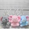 4-inch Plush Toy Red Envelope Bear Carrot Rabbit Plush Pendant Grab Machine Doll Bag Keychain