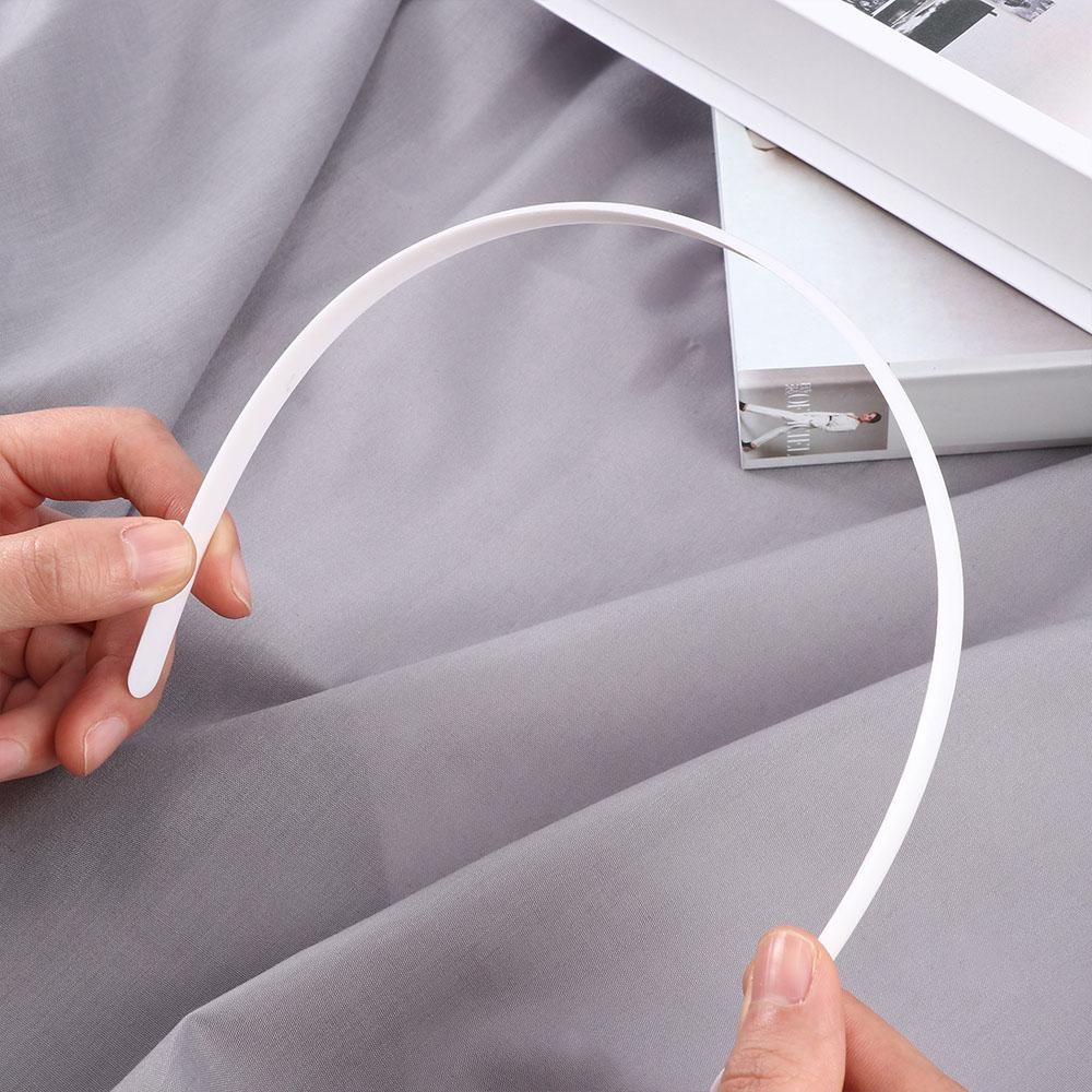 New Women Fashion Plain Lady Girl Hair Accessories Plastic Hair Band Headband No Teeth Hairband