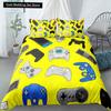 Boys Gamer Bedding Set Cartoon Game Luxury Duvet Cover King Queen Double Comforter Cover Gaming 2/3pcs Polyester Quilt Cover