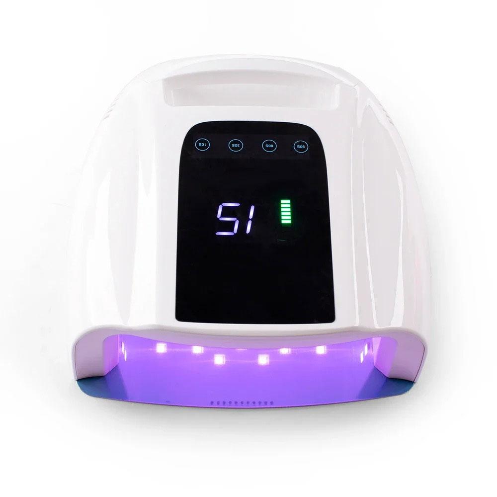 

15600 мАч аккумуляторная лампа для ногтей 96 Вт красный свет сушилка для ногтей машинка маникюрная лампа беспроводная УФ светодиодная лампа для ногтей AU белый