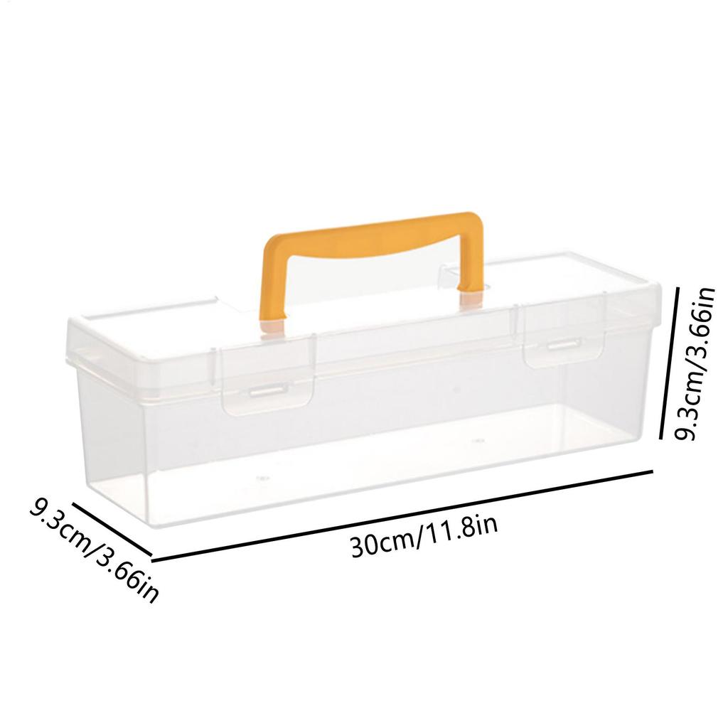 Hardware Organizer Box Fastener Organizer Clear Divided Case for Work Nuts Bolts Electronics Terminal Marker Ratchet Mechanic