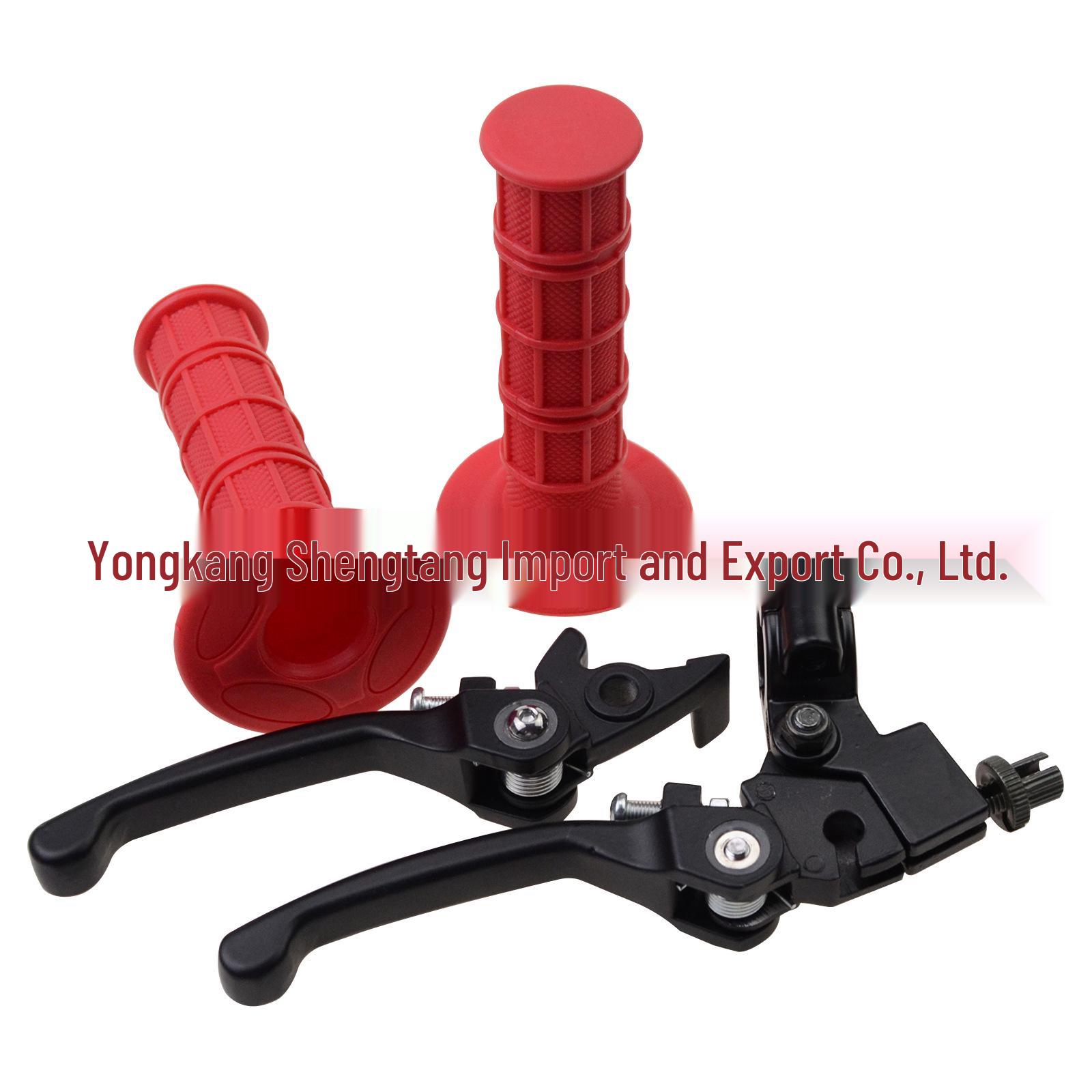 GOOFIT 22mm Handlebars with Red Grips for 110cc-125cc Off-Road Motorcycles & ATVs