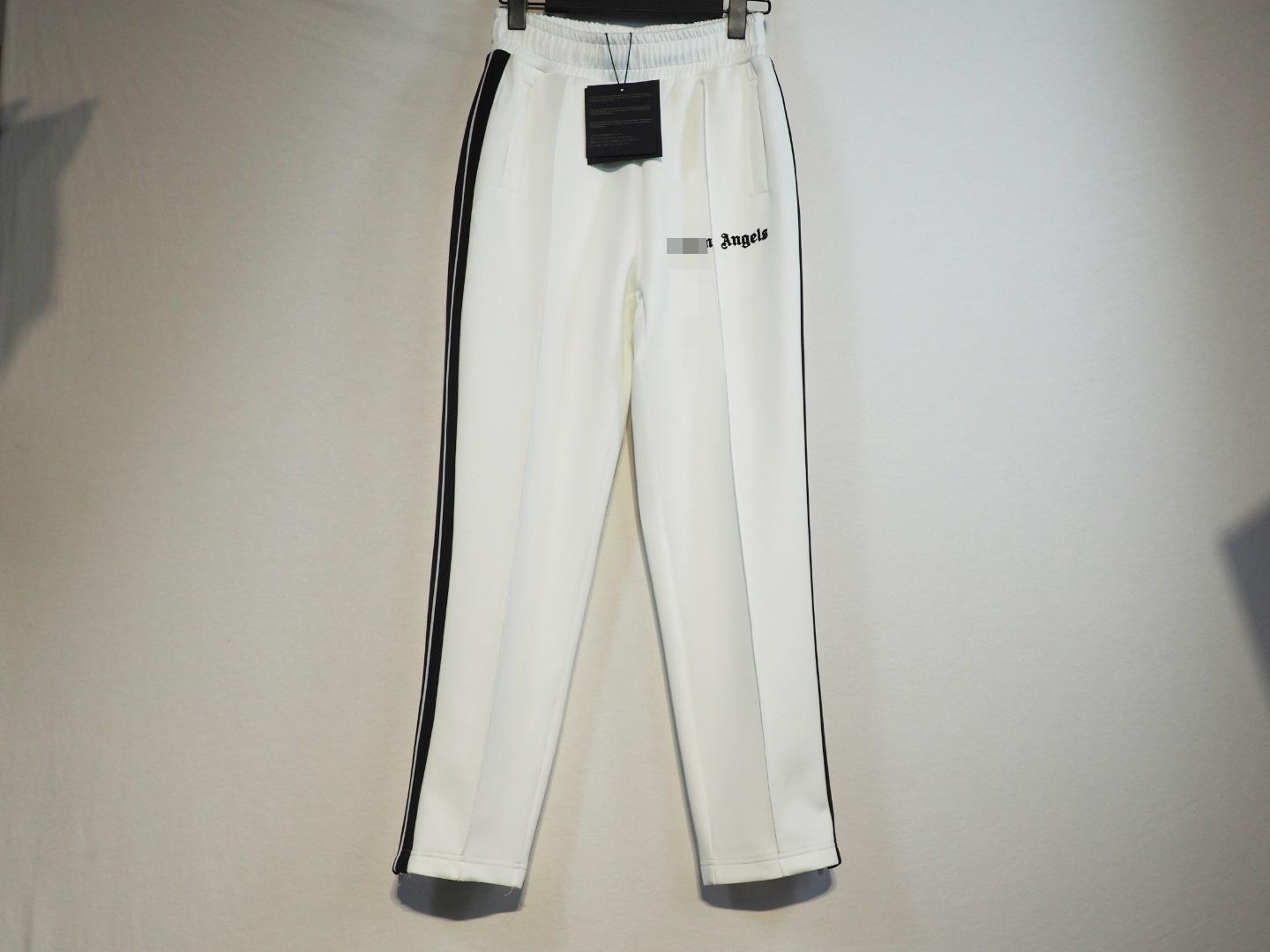 

Повседневные брюки Palm Angels High Street на молнии с завязками на шнурке Small белый