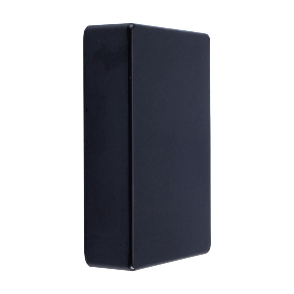 Wasserdichte Schwarze Kunststoffbox Stromanschlussdose Elektronikgehäuse Projekt Instrumentenkoffer Verstärkergehäuse 100x60x25mm
