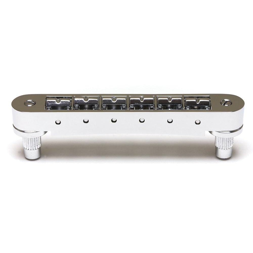 Graph Tech ResoMax NV1 Bridge for 4mm Chrome PM-8843-C0 Tune-O-Matic posts,