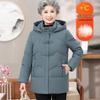 Datang Furen Elderly Women's Mid-Length Hooded Warm Down Jacket