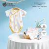 Baitaisi Baby Pure Cotton Short Sleeve Bodysuit