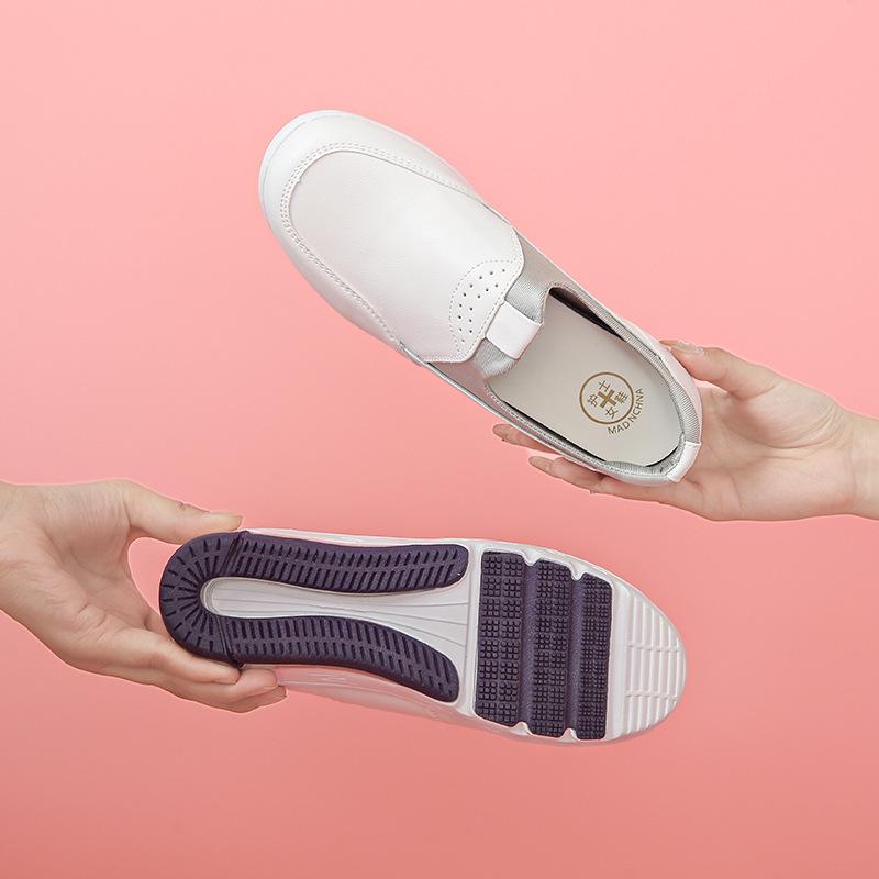 Nurse shoes women's autumn and winter air cushion soft sole breathable not tired feet platform white shoes beauty salon medical work shoes spot