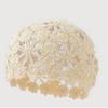 Headscarf Hollow Crochet Hat Knitted Spring and Summer Children's Flowers Breathable Baotou Hat Trendy Fashion Handwoven Thin Hat