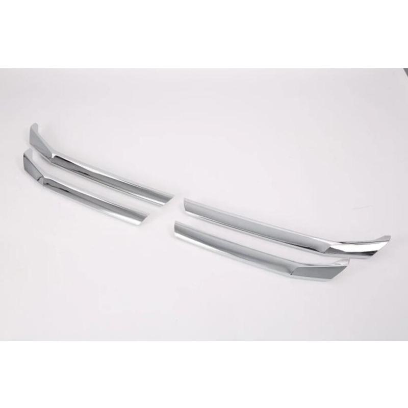 Car Body Protection Detector Trim For Mitsubishi Eclipse Cross 2017 2018    Front up Grid Grill Grille Panel 4pcs