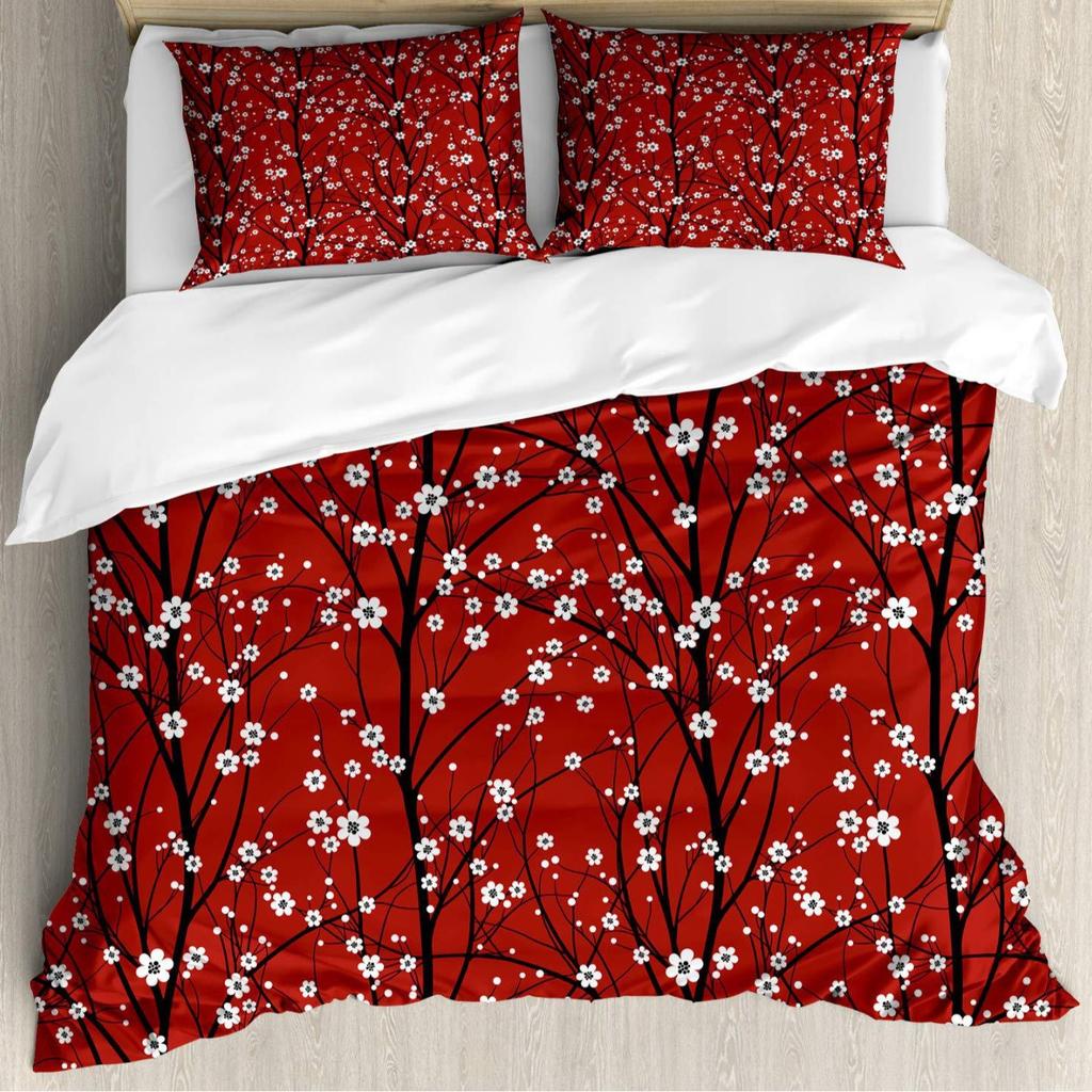 Female Pop Art Three-Piece Quilt Cover Digital Printing Bedding Set Bed Cover