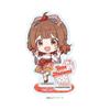 Gakuen Idolmaster 10 Yume Hanaumi Crepe Dress Ver. [Mini Character Illustration] Acrylic Stand Plate