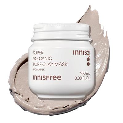 Super Volcanic Pore Clay Mask – 100ml Deep Cleansing & Oil Control Rinse-Off Mask