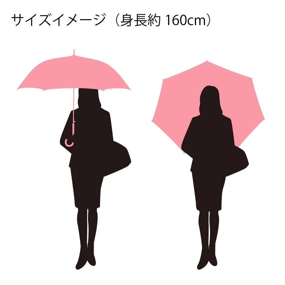 Ogawa Moomin Parasol for Women, Flower and Reading Design, Rain or Shine, Water-Repellent, UV-Repellent, 60cm, 7 Ribs, 85891
