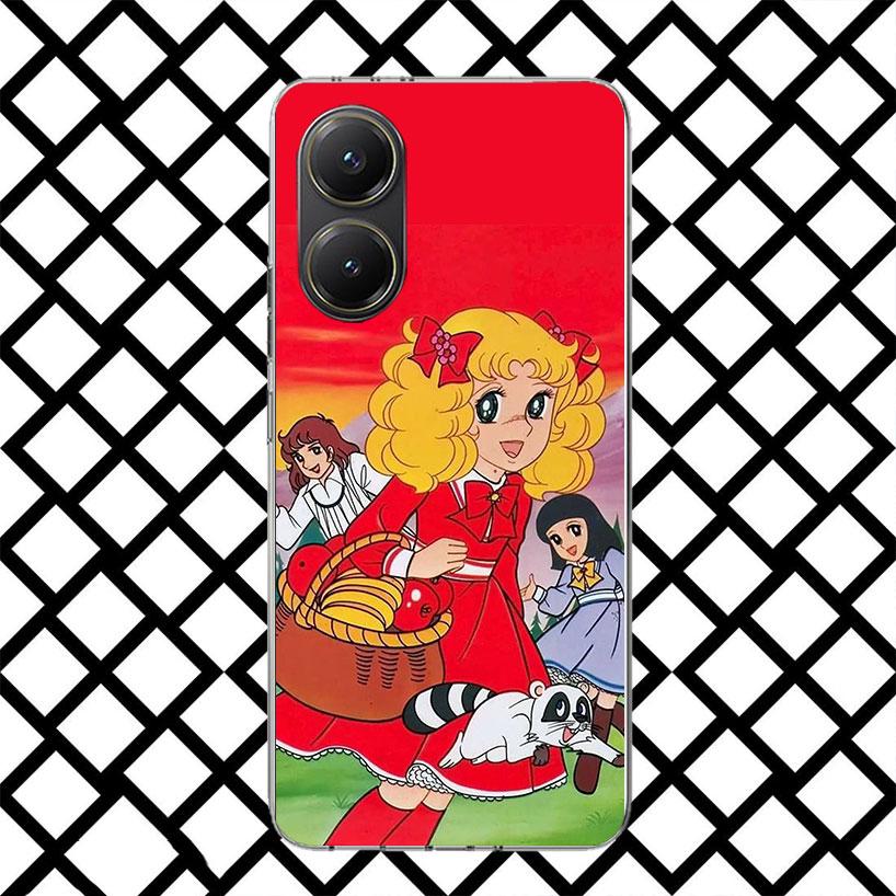 Candy 90s Anime Phone Case for Xiaomi Poco F7 Ultra X7 X6 X5 Pro X4 Gt M8 M7 Redmi 15 15C 13 13C 12 12C Soft Cover Fundas Poco F