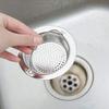 2 Pcs Stainless Steel Kitchen Sink Strainer Sink Basket Strainer Water screen for Kitchen Supplies