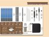 Professional Fine Arts Sketch & Colored Pencils Set - Creative Toolkit for Drawing & Painting