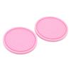 Soft and Flexible 2Pcs Car Cup Coaster Texture Soft Glue Anti slip Holder