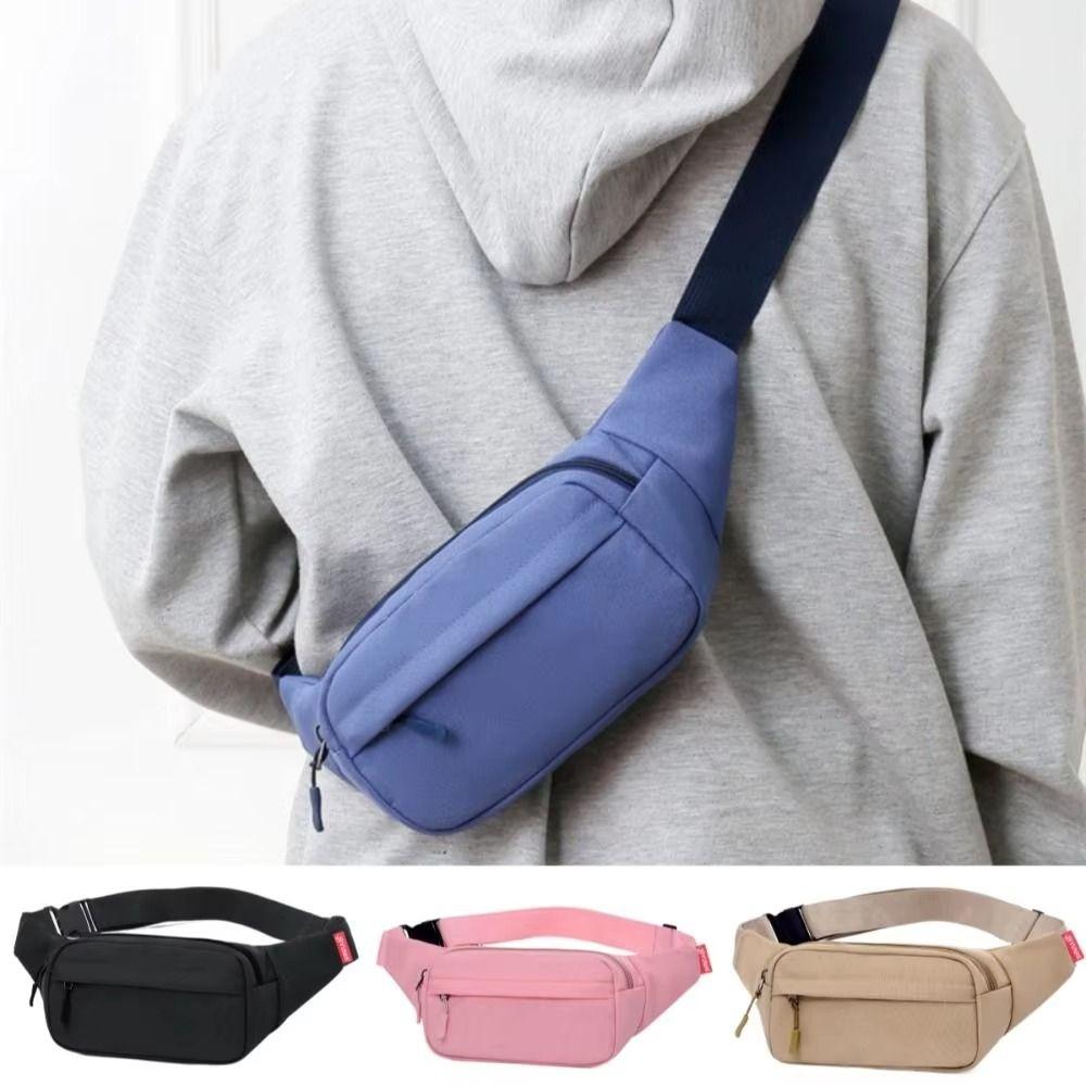 Large Capacity Phone Belt Bag Single Shoulder Sports Crossbody Bag Men Waist Bag  Travel Phone Bag