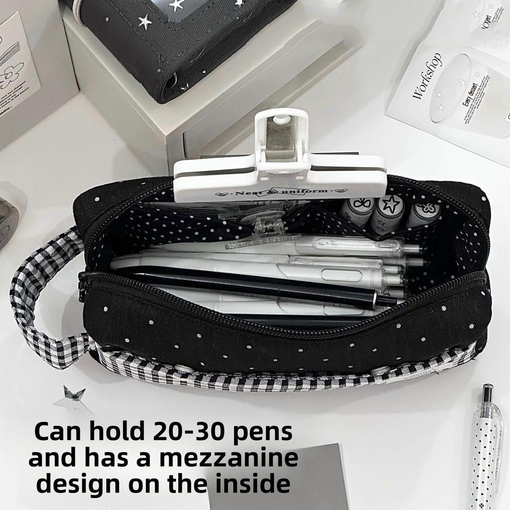 Soft Mousse Pencil Case Large Capacity Storage Bag For Girls Office Use