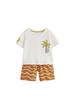 Malwee Boys' Summer Outfit: Stylish T-shirt & Shorts Set for Kids - European & American Design