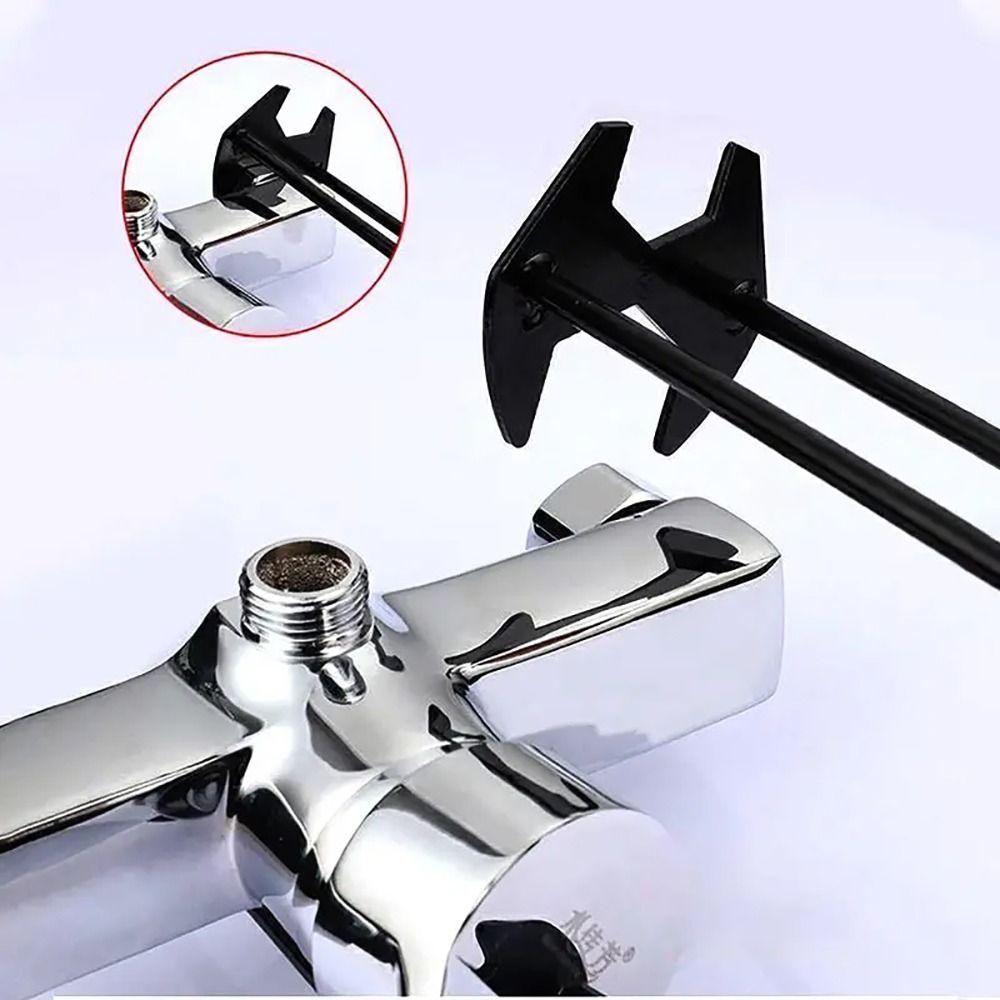 Repair Plumbing Tool Flume Sink Wrench Sink Faucet Key Plumbing Pipe Four-claw Hexagon Wrench Disassembly Maintenance Tool Set