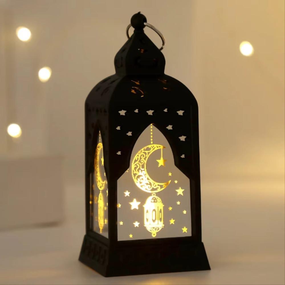 Creative LED Star Moon Eid Lamp LED Candle Lamp Moon Lamp Ramadan Decoration Muslim Ramadan Lantern Electronic Lamp Party Gifts