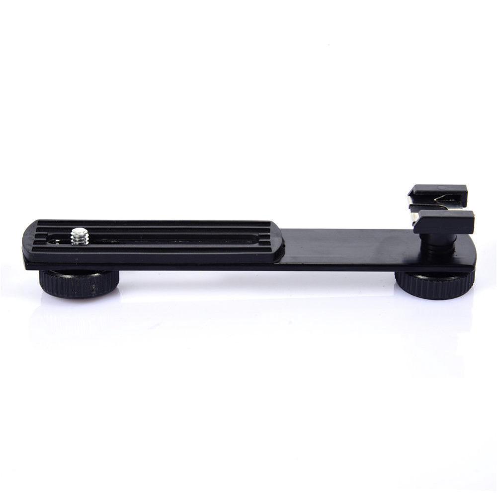 Camera Flash Bracket Horizontal Slide Rail 1/4 Inch Screw Hot Shoe