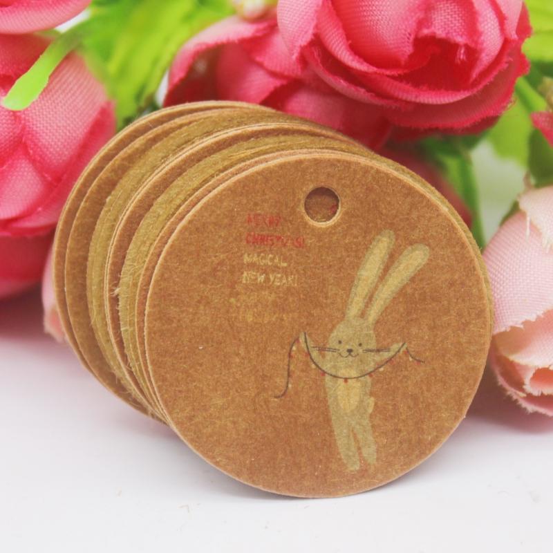 

100 шт. подарочных этикеток из коричневой крафт-бумаги с 20-метровой веревкой для свадебных подарков для детей, вечеринок, рождественских этикеток, украшений для вечеринок, чем 100tag100redstring