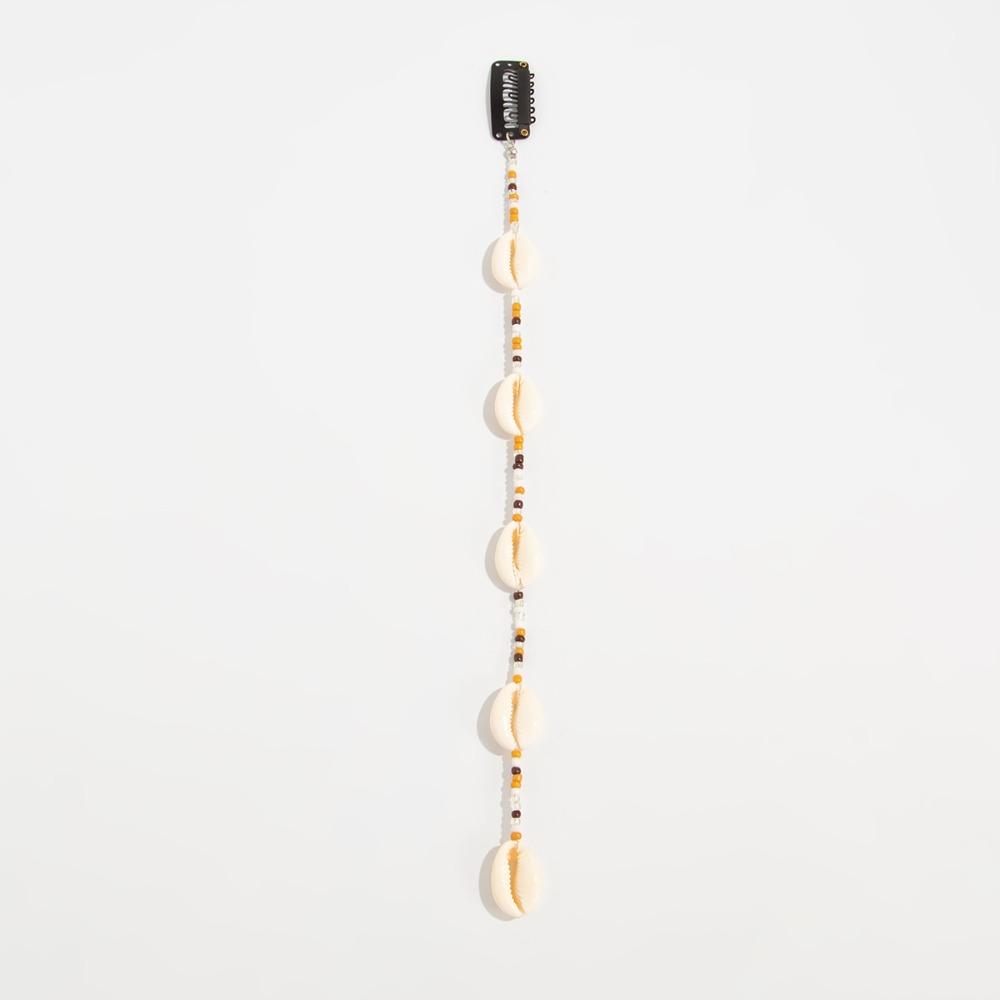 6 Styles Shell Pendant Hair Clip Handmade Beads Shell Beaded Hair Accessories  Women