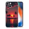 Summer Seaside Sunset Landscape Phone Case For iPhone 16 15 14 13 12 11 Pro Max Mini X XS SE 7 8 Plus 16E Shockproof Soft Cover