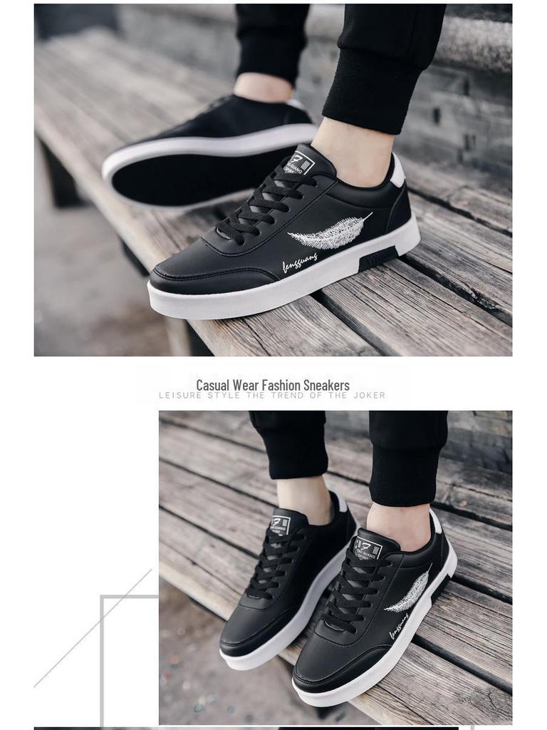 Herren Trendige Lässige Skateschuhe Herbst 2025: Verschleißfeste weiße Sneaker für täglichen Sport und Studentengebrauch