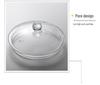 High-Temperature Resistant Large-Capacity Borosilicate Glass Pot for Steaming, Cooking, and Salads
