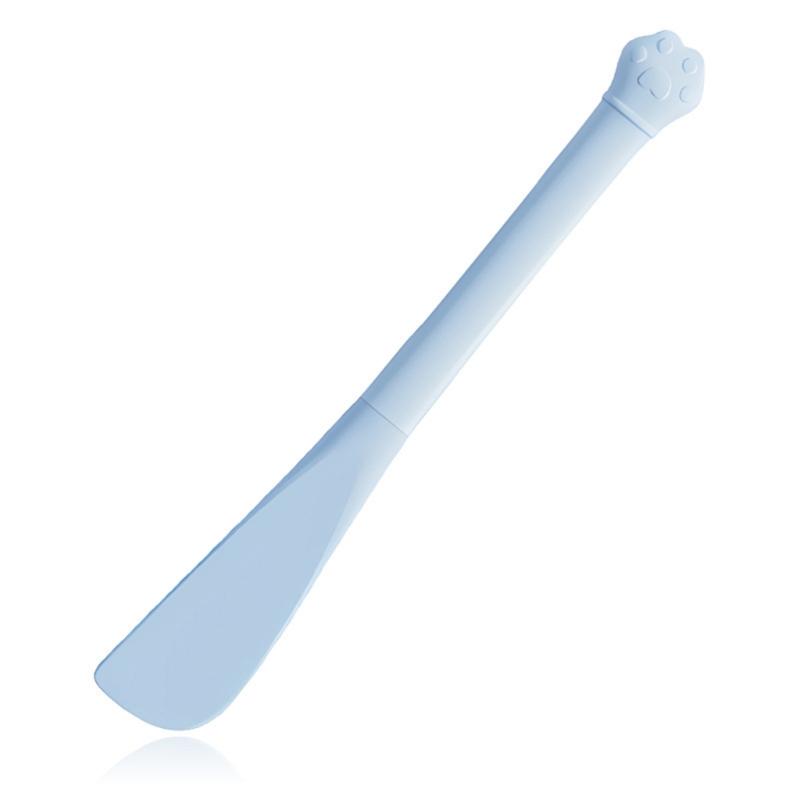 

Multipurpose Pet Can Opener with Long Handle Cats Food Scrapers Tool For Deep Jars And Mess Without Feeding синій