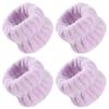 2/4Pcs Wrist Spa Washband Microfiber Wash Towel Band Wristband Scrunchies for Washing Face Absorbent Wrist Sweatband Headbands