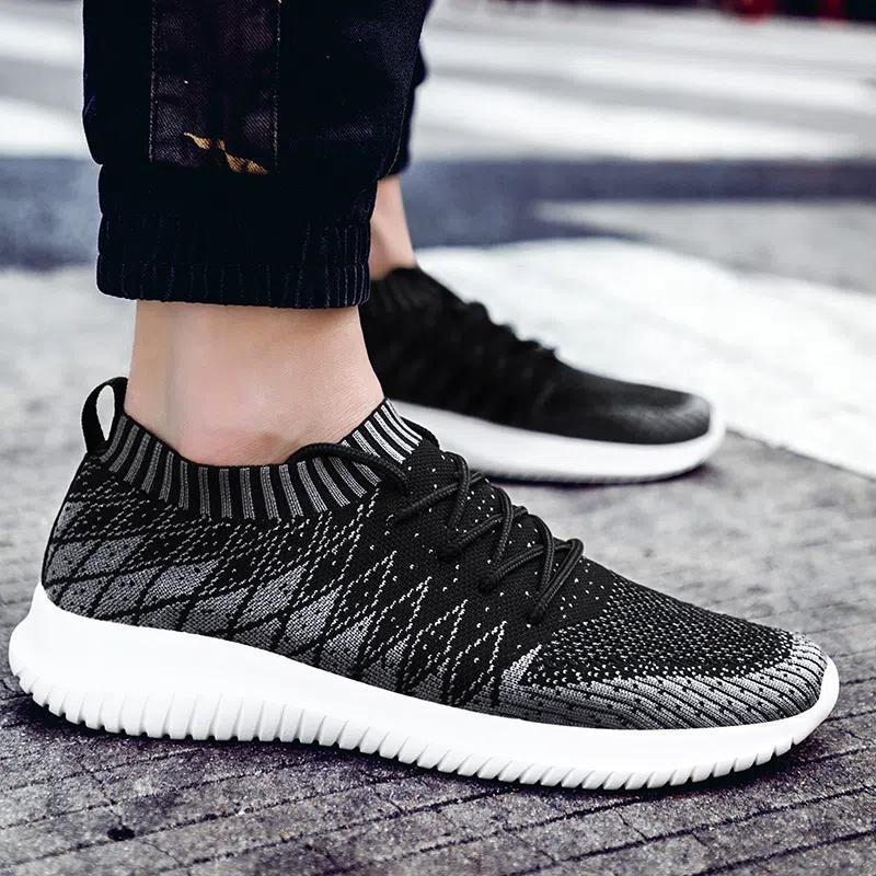 High Quality Mens Outdoor Mesh Breathable Sneakers Casual Running Shoes Board Shoes Cushioning Autumn Summer 2025 New 48