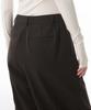 MUSINSA STANDARD WOMAN Women'S Wide Wrap Slacks [Dark Brown]