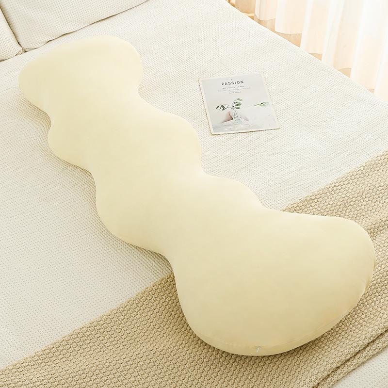 Cooling Ice Silk Full Body Pillow for Side Sleepers Bolster Pillow with Removable Cover | Maternity & Pregnancy Support Cushion