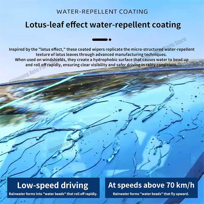 Front New Silicone Coating Wipers Windshield Windscreen Blades for Ford Focus MK1 1998 - 2005 Car Wiper Accessories 1999 2000