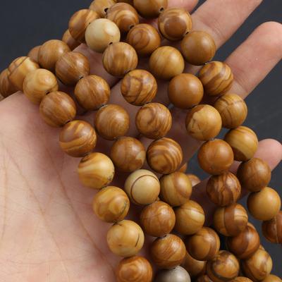 Perline isoaltion Perline rotonde serpenzzanti in pietra naturale per la creazione di gioielli Accessorio per braccialetti, orecchini, collane fai-da-te