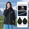 Camel Unisex Outdoor Windproof Waterproof Jacket