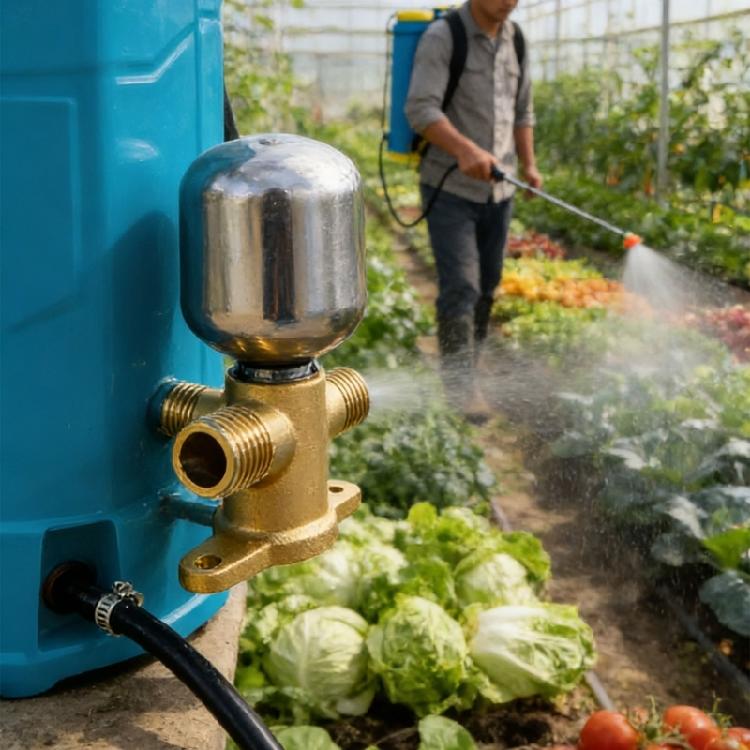 Ergonomischer Lösungsspender-Aufsatz Magnetventile Mit Messgerät Geeignet für Gleichmäßige Flüssigkeitsverteilung