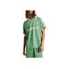 adidas Originals Gestreiftes Trikot V-Ausschnitt Poloshirt Grün IR9381