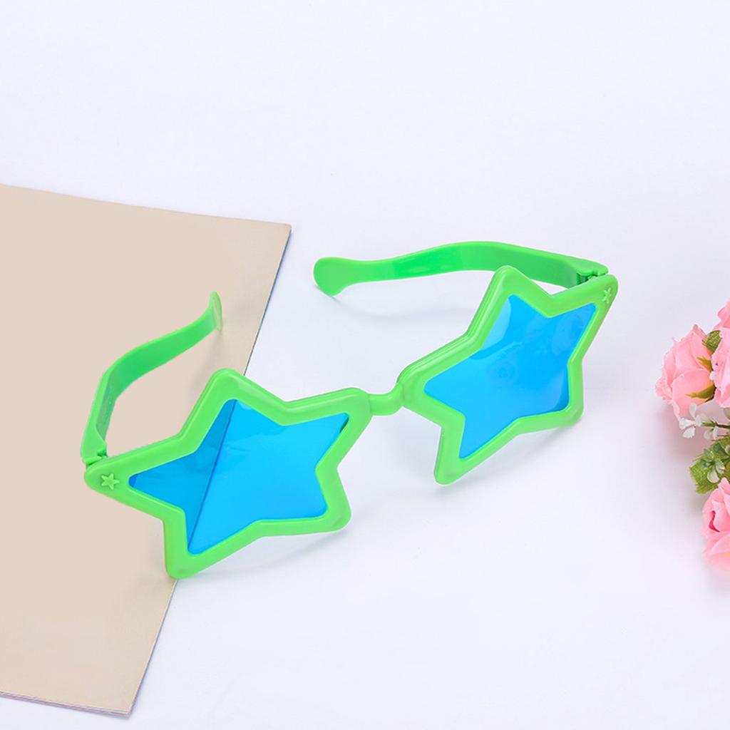 Fashion Star Shape Frame Sunglasses for Girls Wedding Party Girls Taking Photo Carnivals New Year Decors