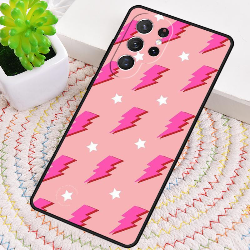 Blitz Polka Dots Stern Niedliche Silikon Handyhülle Für Samsung Galaxy note 10 pro S26 S25 S24 S23 S22 S21 Plus Ultra Capa Cover