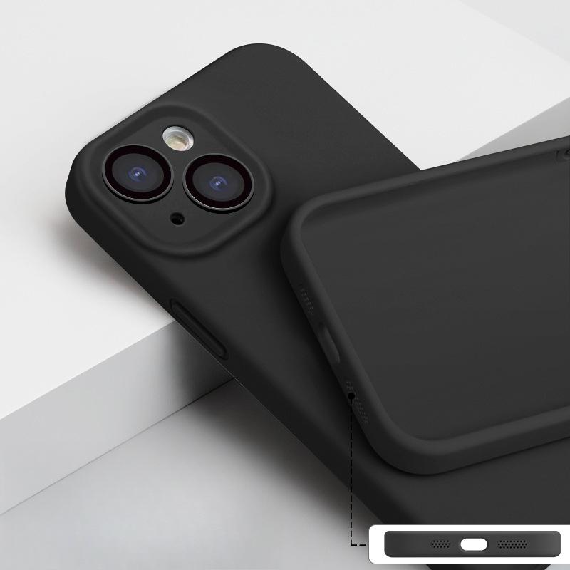 Flüssige Silikon-Objektivfolie ist geeignet für Apple 14ProMax Handyhüllen, iPhone13 Sturzsichere 12 Einfache Schutzhüllen