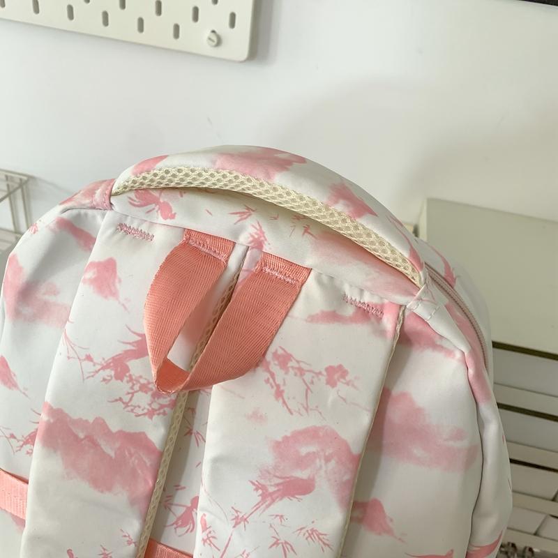 Студенческий школьный рюкзак женский большой вместимости с принтом рюкзак для учеников — фото 17