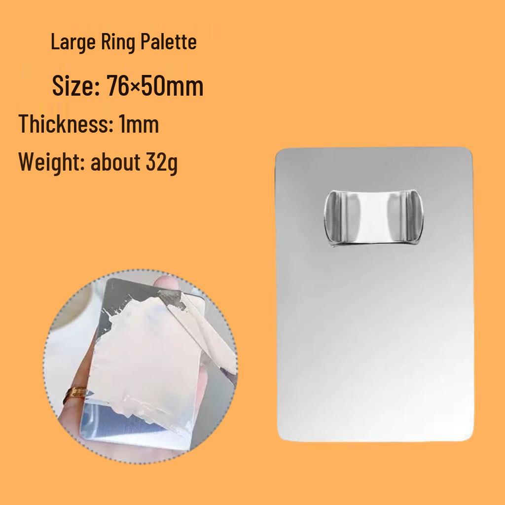 Beauty Mixing Palette Set: Stainless Steel Makeup & Nail Art Tool