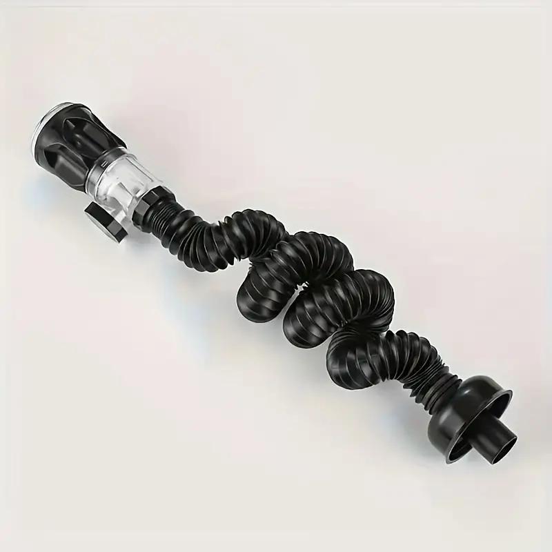 Bathroom Sink Drain Kit, Metal P-Rap Sink Drain Pipe with Elastic and Expandable Design for 1-1/4 Inch and 1-1/2 Inch Drain Holes, Odor Prevention