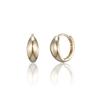 14K Jellybean One-Touch Ring Earrings